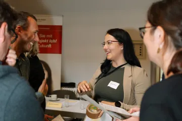 Teilnehmer*innen beim Netzwerktreffen Bildungsberatung Freiburg 2025 Teilnehmer*innen beim Netzwerktreffen Bildungsberatung Freiburg 2025