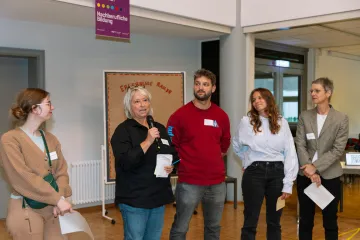 Teilnehmer*innen beim Netzwerktreffen Bildungsberatung Freiburg 2025 Teilnehmer*innen beim Netzwerktreffen Bildungsberatung Freiburg 2025