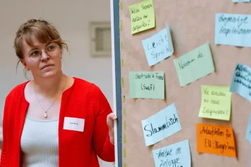 Teilnehmer*innen beim Netzwerktreffen Bildungsberatung Freiburg 2025 Teilnehmer*innen beim Netzwerktreffen Bildungsberatung Freiburg 2025